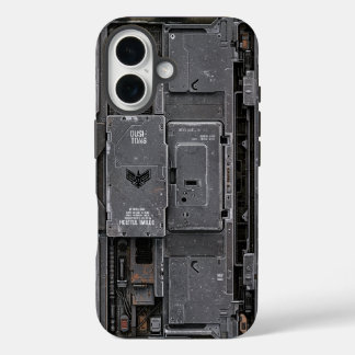 UNIT-77 #011: Obsidian-Tor von UNIT-77 Black Wing iPhone 16 Hülle