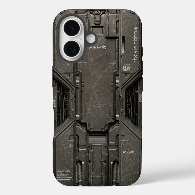 UNIT-77 #040: Hicodehin-Panzer-Tür A96XN iPhone 16 Hülle (Rückseite)