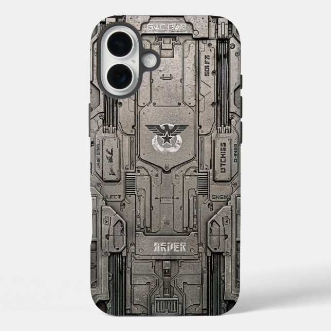 UNIT-77 #053: Aster Wing Gate-56 iPhone 16 Plus Hülle (Rückseite)