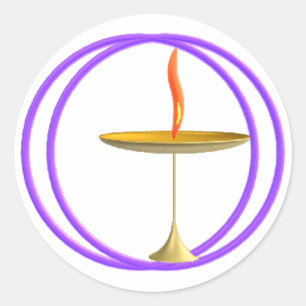 Unitarian universalistisch runder aufkleber