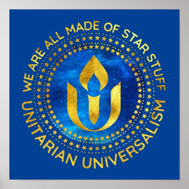 Unitaristische Universalismus-Chalies Poster (Vorne)