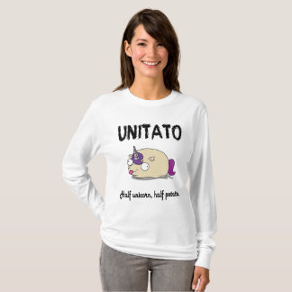 Unitato halbes Einhorn, halbe Kartoffel T-Shirt