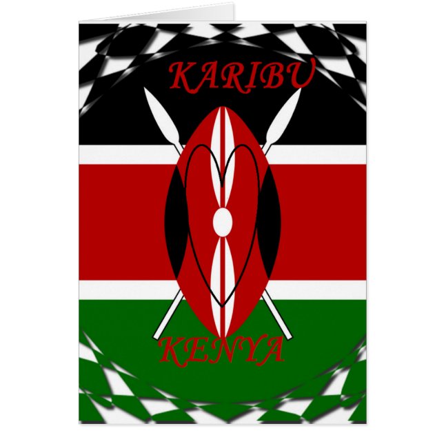 Unité du drapeau kényan : Tuko Pamoja Design (Devant)