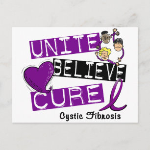 UNITE GLAUBEN KUR zystische Fibrose Postkarte