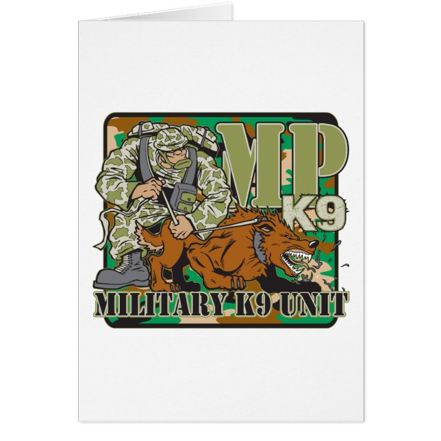 Unité K9 militaire (Devant)