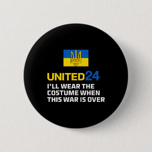 United24 Ukraine Ich werde das Kostüm tragen, wenn Button