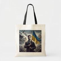United24 Zelenskyy hält die ukrainische Flagge