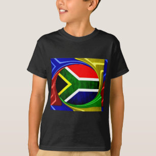 United by Beauty: South African Flag Design T-Shirt