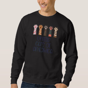 United Cats Ameowica Unglaublich witzig Cat Paw Pr Sweatshirt