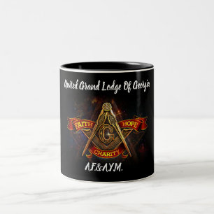 United Grand Lodge Zweifarbige Tasse