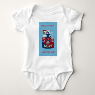United in Hope: Stronger Together - USA Art Print Baby Strampler