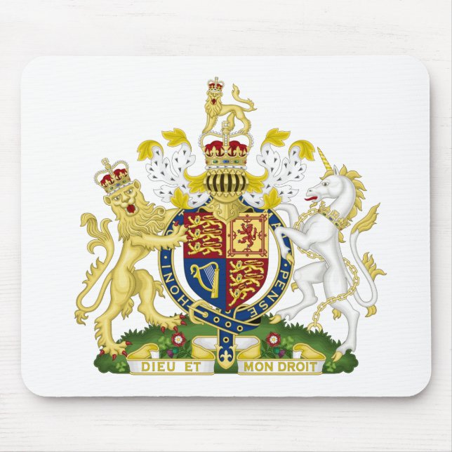 United Kingdom Coat of Arms Mousepad (Vorne)