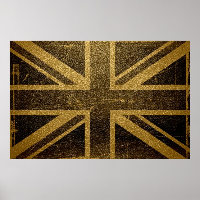 United Kingdom Flag Vintag #2 Poster (Vorne)