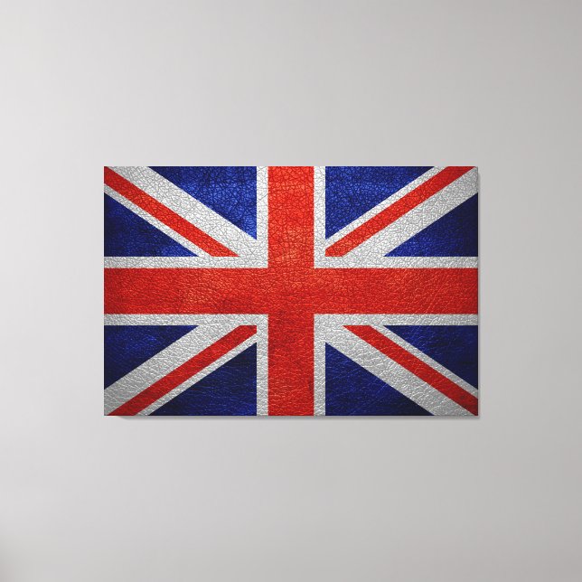 United Kingdom Flag Vintag Leinwanddruck (Vorderseite)