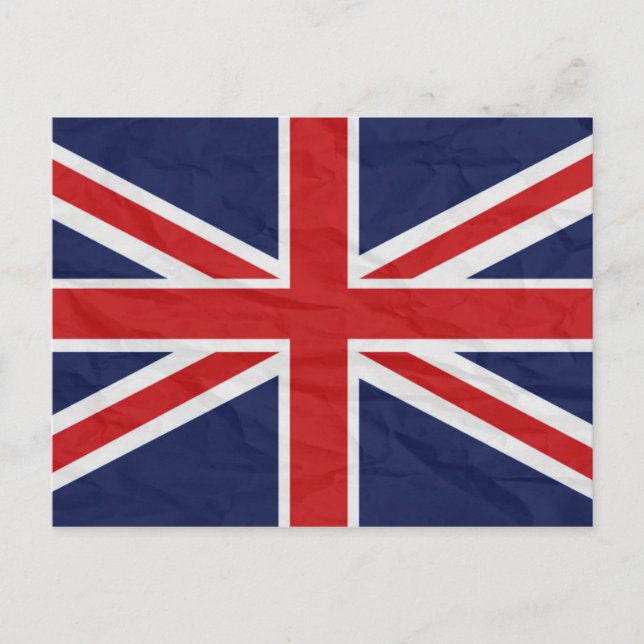 United Kingdom Jack Flag Postcard Postkarte (Vorderseite)