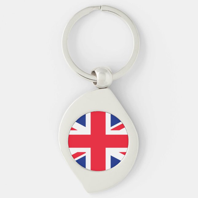 United Kingdom Jack Flag Schlüsselanhänger (Vorderseite)