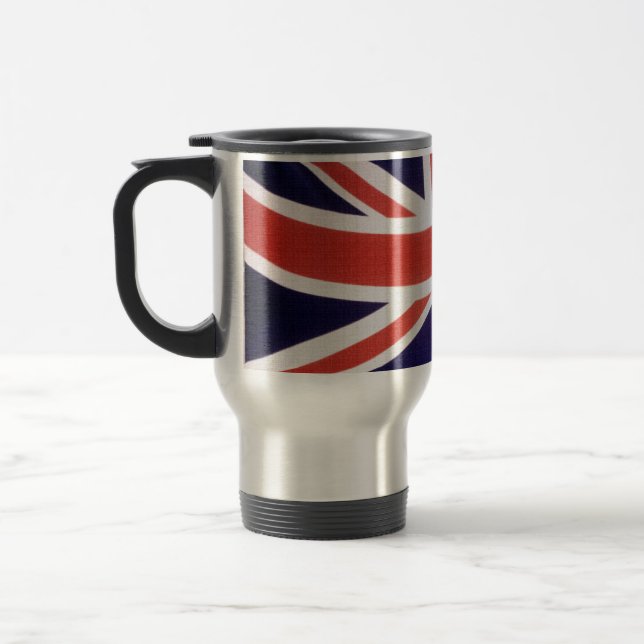 United Kingdom Jack Patriotic Travel Mug Reisebecher (Links)