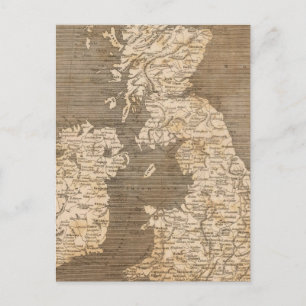 United Kingdom Map von Arrowsmith Postkarte