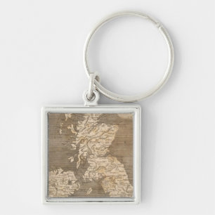 United Kingdom Map von Arrowsmith Schlüsselanhänger