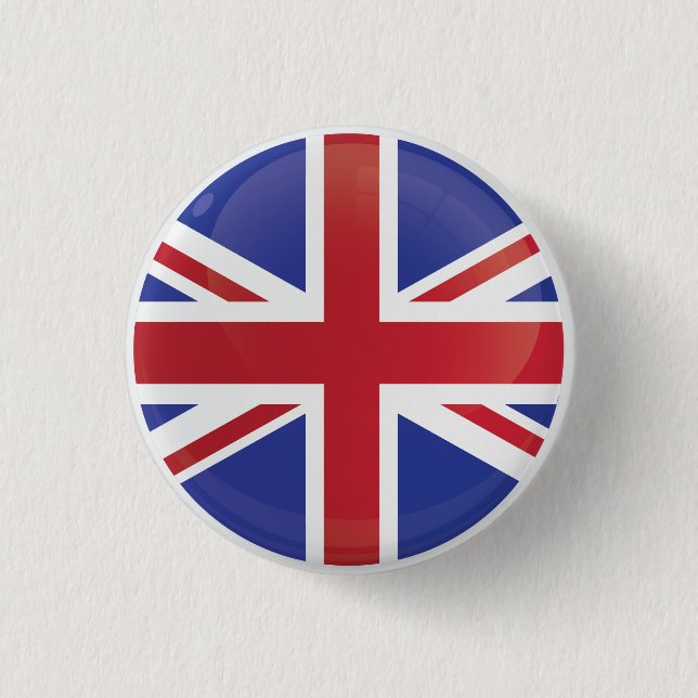 United Kingdom Round Icon Flag Button (Vorderseite)
