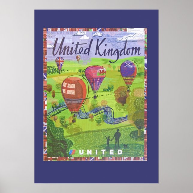 United Kingdom Travel Poster (Vorne)