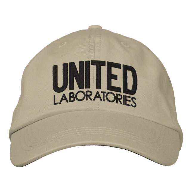 United Laboratories bestickte, anpassbare Cap-Hat Bestickte Baseballkappe (Vorderseite)