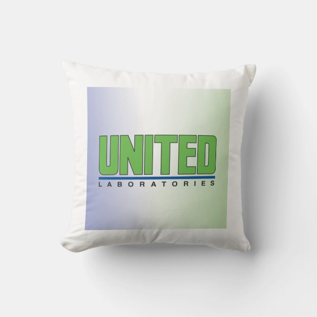 United Laboratories Throw Pillow Kissen (Vorderseite)