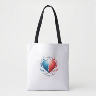 United Liebe Inspirational Romantic Heart Tote Bag Tasche