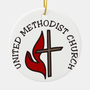 United Methodics Church Keramik Ornament