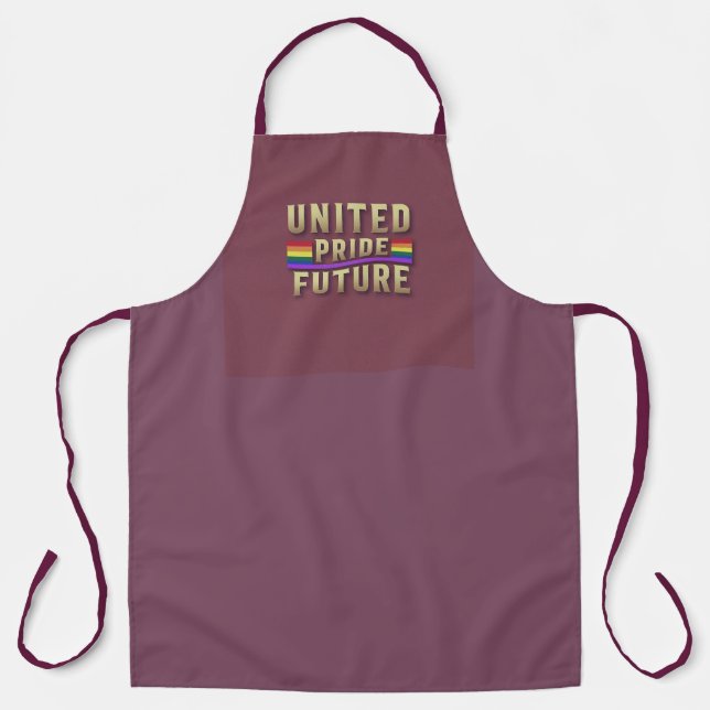 United Pride Future All-over-Print-Schürze Schürze (Vorderseite)