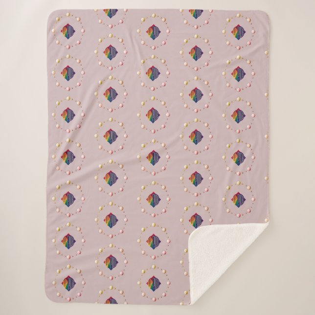 United Pride stolz Future Sherpa Blanket Sherpadecke (Vorderseite)