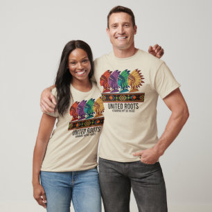 United Roots Ehrent Einheimische Stimmen T-Shirt