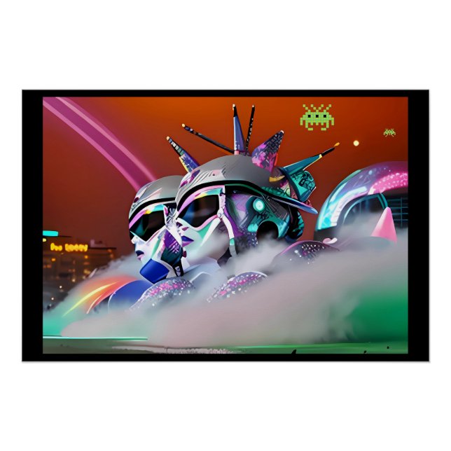 United Space Invasion Force Poster (Vorderseite)