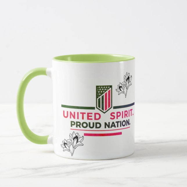 United Spirit Proud Nation Tasse (Links)
