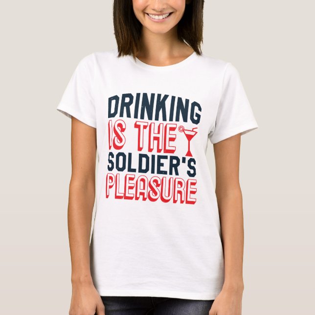 United Staat Navy - US Marine Drink Shirt (Vorderseite)