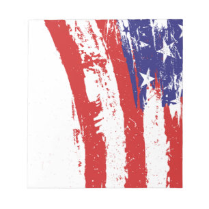United Staaten/American Star Flag, USA/USA Notizblock