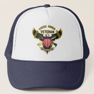 United Staaten Armed Forces Veteran Truckerkappe