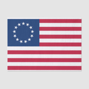 United Staaten Betsy Ross Flag Seidenpapier
