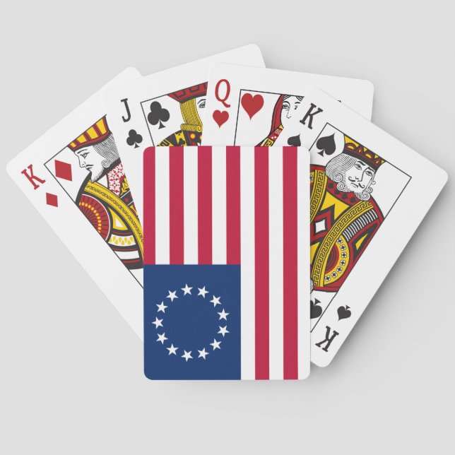 United Staaten Betsy Ross Flag Spielkarten (Rückseite)