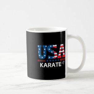 United Staaten Flag Karate Usa Team Sport Karate Kaffeetasse