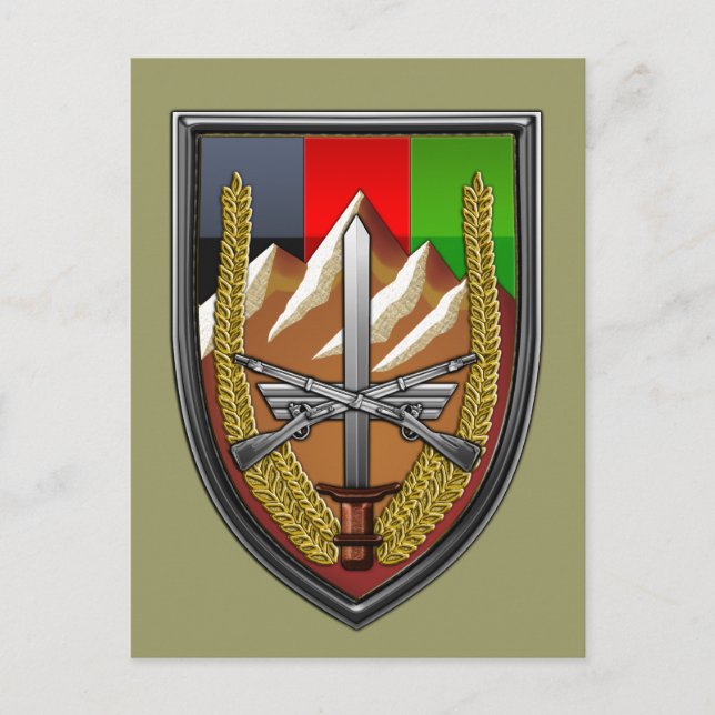 United Staaten Forces Afghanistan Postkarte (Vorderseite)