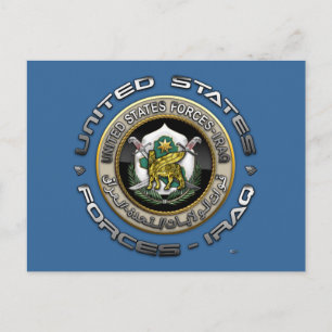 United Staaten Forces - Irak Postkarte