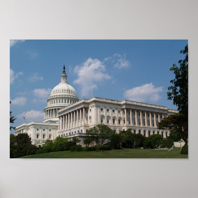 United Staaten Hauptstadt Canvas Print Poster (Vorne)
