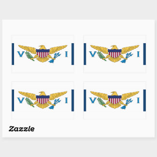 United Staaten Jungfrau Islands Flag Sticker USVI 