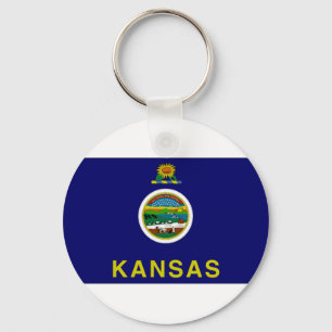 United Staaten Kansas Flag Schlüsselanhänger
