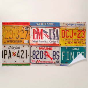 United Staaten License Teller Art America Strandtuch