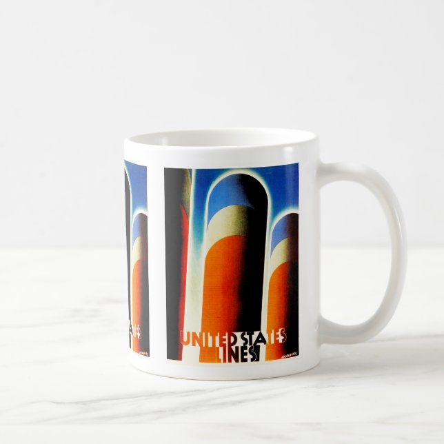 United Staaten Lines Kaffeetasse (Rechts)