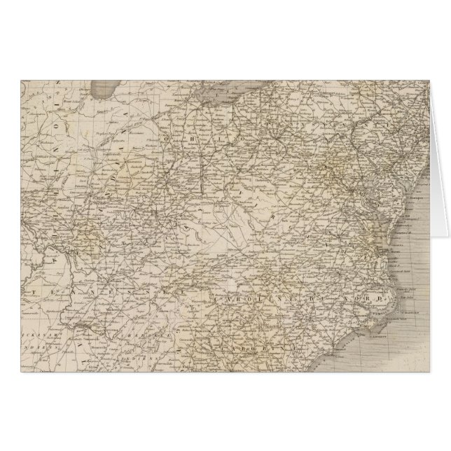 United Staaten Map mit den Siedlungen (Vorderseite (Horizontal))