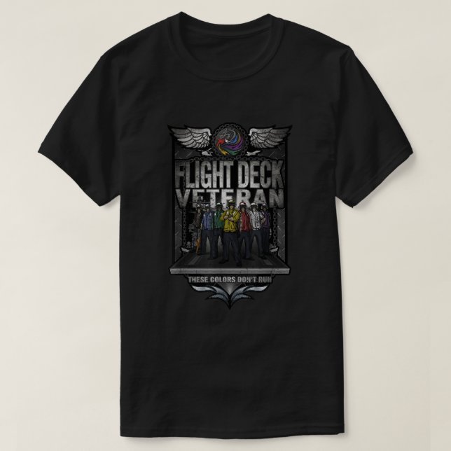 United Staaten Marine Aircraft Carrier Flight Deck T-Shirt (Design vorne)