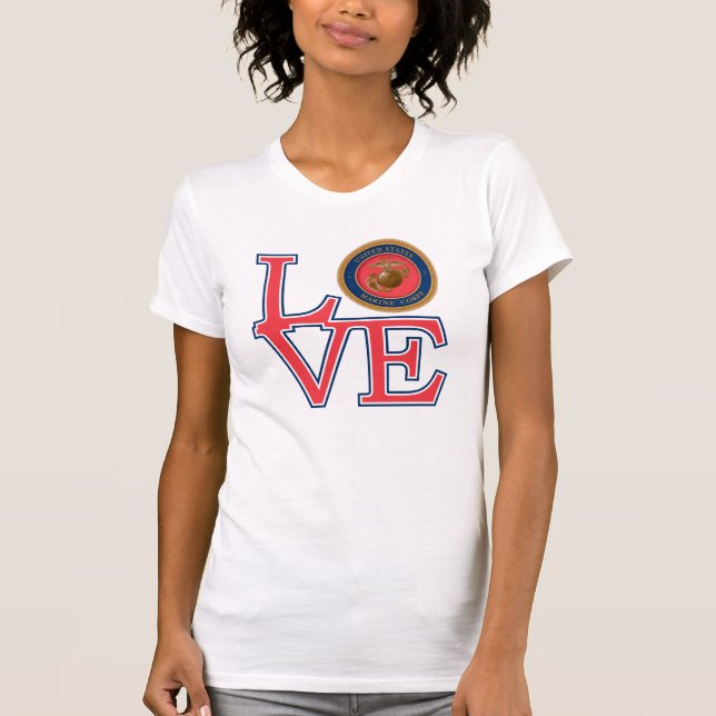 United Staaten Marine Corps Liebe T-Shirt (Vorderseite)